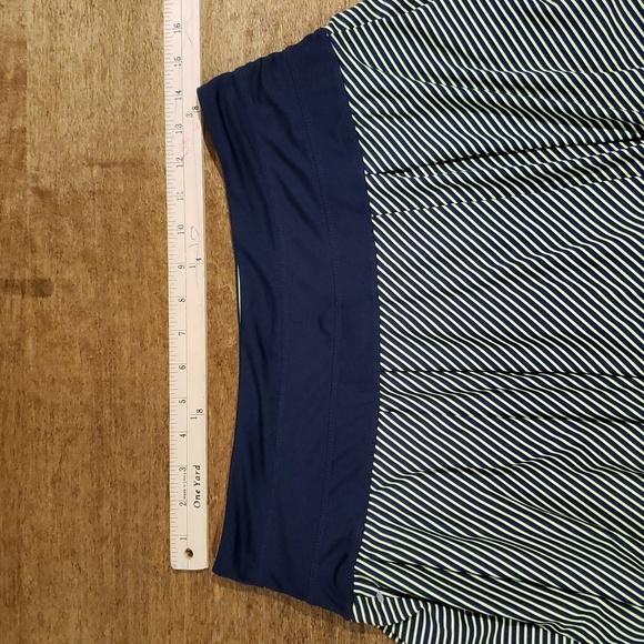 Kyodan Green Grey Striped Skort Medium - Picture 3 of 7